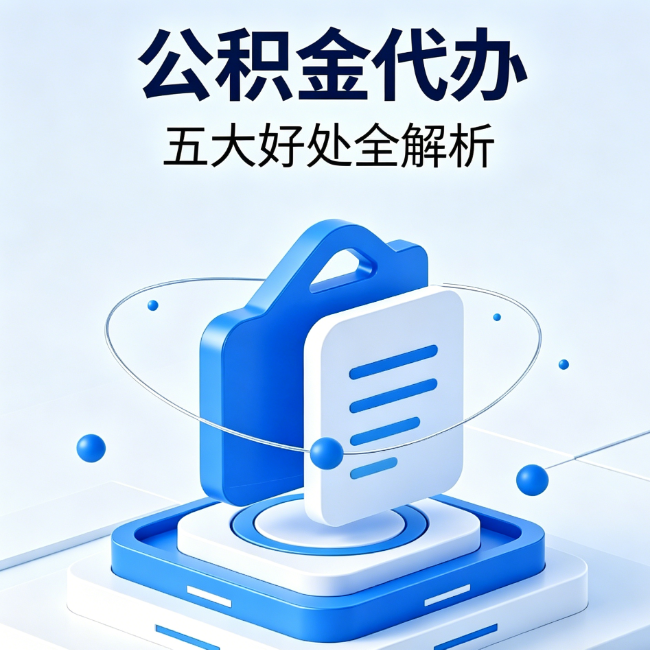 张掖公积金代办到底值不值？这5大好处让你少走弯路